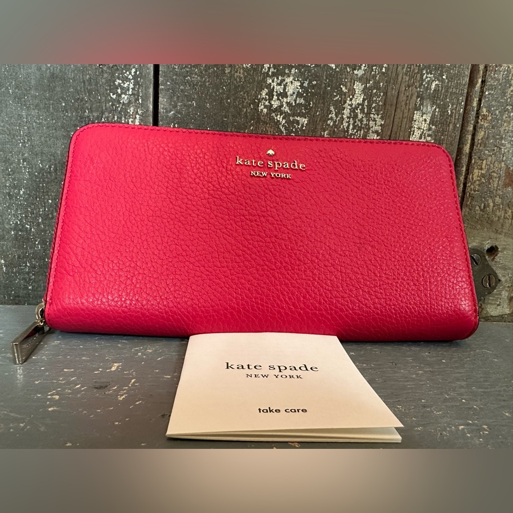 Kate Spade New York Large Continental Wallet - Bright Rose Pink